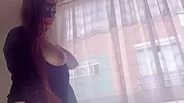 curvy latina loves showing her big ass and pussy