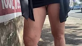 Ela Exhibits On The Street And Public Bus