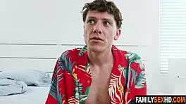 ginger teen girls prepare guy for springbreak with blowjob group fun