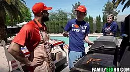 step daughter threesomed on 4th of july