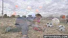 Soccer teammates avery black, coco lovelock, and diana grace seduce their resting coach with naughty licks and rides on the sofa