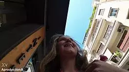 Hey, this eighteen teen is wetting her wet pussy outdoors in public sport toilet fetish feet 😏💦