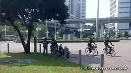 sweet asian teen gets her pussy slammed hard.