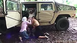 arabic doctor in secluded room sees hot dance for first time