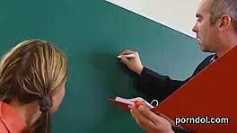 Lovesome College Girl Gets Seduced And Penetrated By Older Teacher