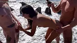 Four feminists prove to the girl that she should let them fill her holes with sperm 2 😈