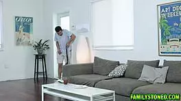 New Stepmom Watches Her New Stepson Fuck Destiny 18+