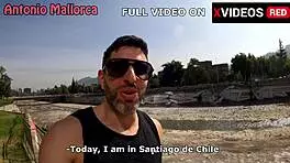 picking up a pink chilean barbie girl in public park