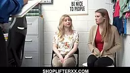 dirty cop punishes thieves ashley and sunny with rough fucking