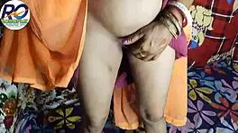 your desi village bhabhi fully naked in saree and blouse gets ass fucked in mare style full anal sex video hindi audio