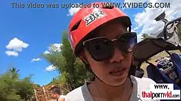 Guy Explores Intimate Moments with His Amateur Thai Teen Girlfriend's Fresh Asian Delights