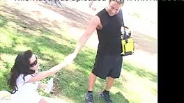 Victoria valentino trains with soccer coach intensely