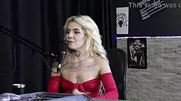 Kyra and Bia tease in sheer red