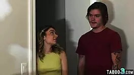 asian milf dana vespoli calming her scared teen 18+ stepdaughter and stepson