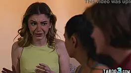 asian milf dana vespoli calming her scared teen 18+ stepdaughter and stepson