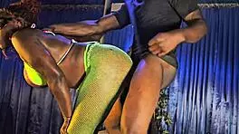 Fresh off a client payout hood guy blows a few hunnid on big breasted fresh teen 18+ stripper dicks her down n sluts her out all night