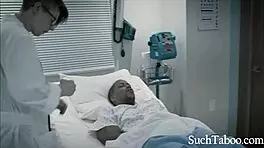 Perverted doctor probes hot teen patient vaginally