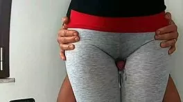 these thick leg masturbation clips make me cum so hard watching her squirt