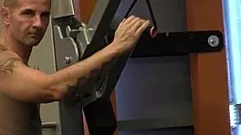 alexis crystal craves post-workout anal with david perry's huge cock