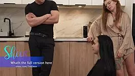 muscular bodybuilder gets sloppy deepthroat to fix crisis