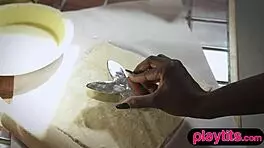 imagine peeling off her clothes to reveal that juicy ebony ass