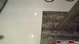 tony pounds babysitter kylie quinn's tight teen pussy in hot interview