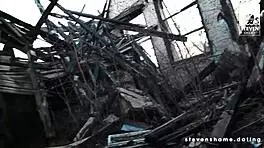 megan venturi slammed hard in abandoned hospital ruins