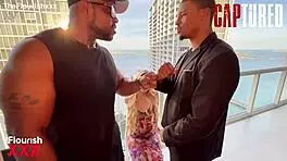 petite blonde riley star rides big black cock doggystyle vr