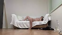 Sammy Killz gags hard on cock in wild casting POV!