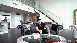 Fetish teen opens wide for my monster cock jizzy explosion!