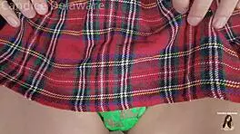 Skinny teen begs dont stop pounding her tight wet pussy missionary on st patrick day