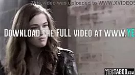 petite bisexual babe seduces bestie into hot lesbian pussy licking and tribbing