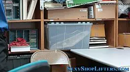 petite latina shoplifter teen bent over for hardcore amateur ram