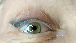 insane close-up milf eye cumshot orgasm facial explosion