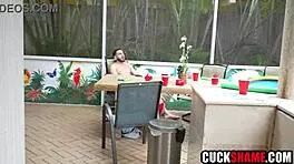 Cuck Hubby Watches Guest Pound Young Wife Hard!