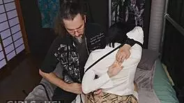 Zaya Ofhel Shibari Bound Then Banana Fucked Intensely