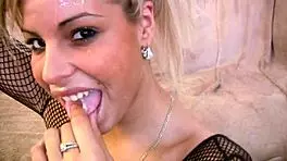 hey, inserting buttplug then pounding my blonde gf's tight holes