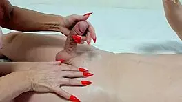 long nails milking huge cocks to massive jizz loads fetish collection asmr
