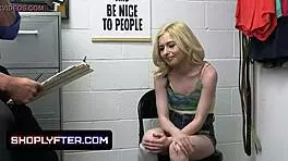 hot thief teen stripped searched by officer at work