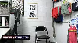 hot thief teen stripped searched by officer at work