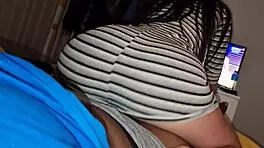 Young Lesbian Rides Huge Black Cock First Time