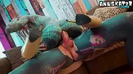 alternative dreadhead goth gapes asshole on bwc anal rides facial in high heels