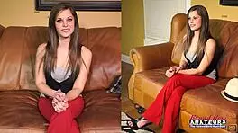 GREEN-EYED LIVIA DEEPTHROATS JUICY COCK AND SWALLOWS EVERY DROP!