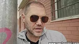 Young Latina models worship Nacho Vidal's HUGE COCK in casting