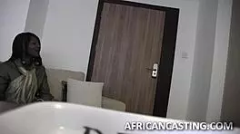 monster cock roughly pounds black babe's tight pussy in homemade video