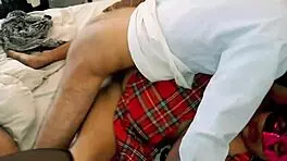 😈 desi students sneak hardcore pounding after vacation with big cock creampies 💦👅