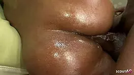 black beauty saggy natural big tits seduced fucked by monster black cock