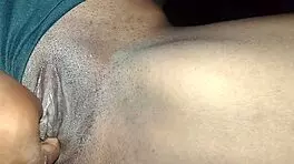 wanna squeeze these small black tits shemale?