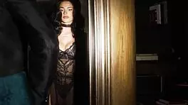 Smoking Hot Brunette Teen Strips Seductively!