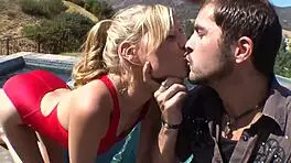 i pound nicole ray's tight slutty pussy outdoors till she cums hard